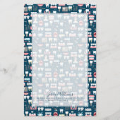 Name hinzufügen| Zahnklinik - Muster Briefpapier (Vorderseite)