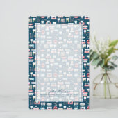 Name hinzufügen| Zahnklinik - Muster Briefpapier (Stehend Vorderseite)