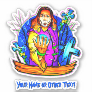 Name hinzufügen, Zauberassistent Kristallkugel Glo Aufkleber