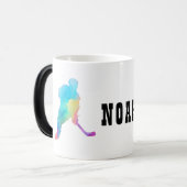 Name Hockey Player anpassen Verwandlungstasse (Vorderseite Links)