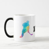 Name Hockey Player anpassen Verwandlungstasse (Links)