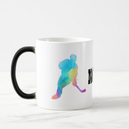 Name Hockey Player anpassen Verwandlungstasse