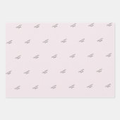 Name, Holly & Berries Bouquet and Wreath 3pc Geschenkpapier Set (Vorderseite 2)