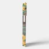 Name Holz und Sonnenblumen Case-Mate iPhone Hülle (Rückseite / Rechts)