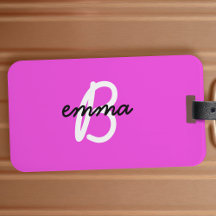 Name (Hotink) | Modernes Monogramm Neon