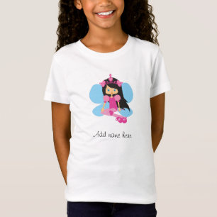 Name Hübsche Girly Fairy Princess-T - Shirt hinzuf