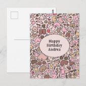 Name Humor neutral Brustmuster Postkarte (Vorne/Hinten)