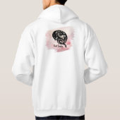 Name: "I Bite Bull Snake on Pink" Hoodie (Rückseite)