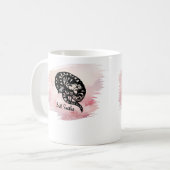 Name: "I Bite Bull Snake on Pink" Kaffeetasse (Vorderseite Links)
