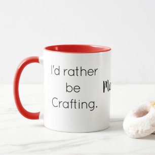 Name Ich würde lieber zitieren rote Combo baste Tasse