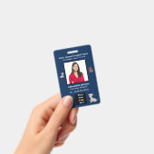 Name-ID-Logo für Mitarbeiter Ausweis (Handheld)