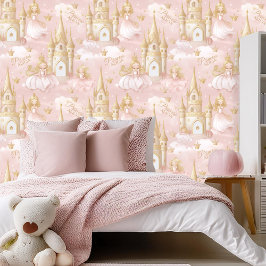 Name Ihre Prinzessin und Schloss Pink ID1053 Tapete