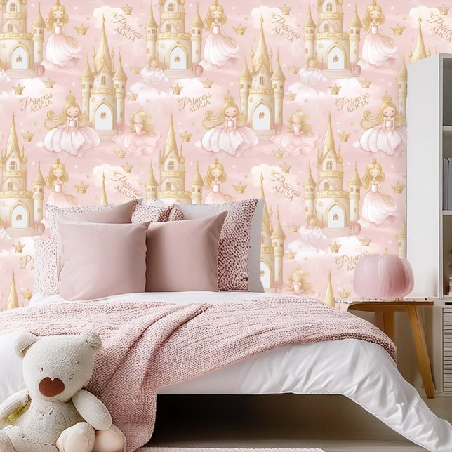 Name Ihre Prinzessin und Schloss Pink ID1053 Tapete (Von Creator hochgeladen)