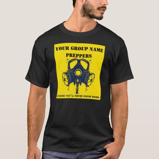 NAME IHRER PRÄPPER-GRUPPEN T-Shirt (Vorderseite)