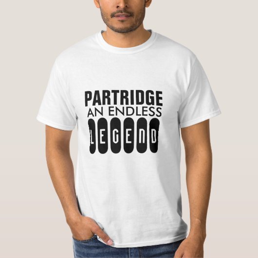 (Name Ihrer Wahl) EIN ENDLOSER LEGENDE T - Shirt (Vorderseite)