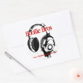 Name Ihres Aufklebers Runder Aufkleber (Umschlag)