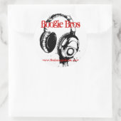 Name Ihres Aufklebers Runder Aufkleber (Tasche)