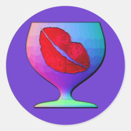 Name Ihres Aufklebers Runder Aufkleber