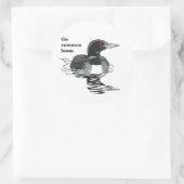 Name Ihres Aufklebers Runder Aufkleber (Tasche)