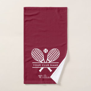 Name Ihres Country Club Tennis Teams Handtuch