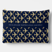 Name Imitate Gold Airplanes Reisen Zubehörtasche (Vorderseite)