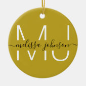 Name in Buchstaben Ornament (Vorne)