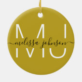 Name in Buchstaben Ornament (Hinten)