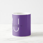 Name in Buchstaben personalisierte Tasse (Mittel)