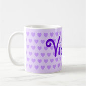 Name in Lila Kaffeetasse (Links)