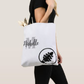 Name, Initial & Black Dreifach Musiktasche Tasche (Von Nahem)