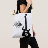 Name, Initial & Black Dreifach Musiktasche Tasche (Von Nahem)