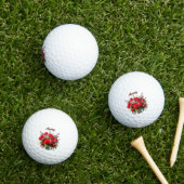 Name/ Initial Blumen-Golfbälle Golfball (Insitu Gras)