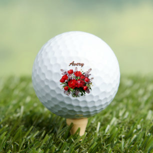 Name/ Initial Blumen-Golfbälle Golfball