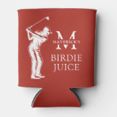 Name & Initial Lustiger Vogel Saft Golf Dosenkühler (Vorderseite)