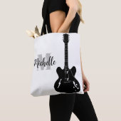 Name, Initial- und Black-Dreifach-Musik Tasche (Von Nahem)