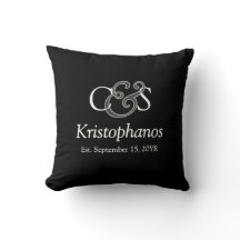 Name Initialen Elegante Schrift Hochzeitsmonogramm