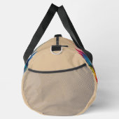 Name, Initialen, Paint Guitar mit City Skyline hin Duffle Bag (Rechts)