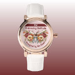 Name introvertierte Einsamkeit blorrosa hinzufügen Armbanduhr<br><div class="desc">Mit dieser atemberaubenden Frauenuhr mit einem schicken, weißen Lederband verleihen Sie Ihrem Handgelenk eine elegante Touch. Ideal für diejenigen, die ruhige Momente lieben, (Introvertiert) diese Uhr ist mit zarten Blumenakzenten und dem Satz "Eingeweihte Einsamkeit, '' und ''Energized by the Quiet" geschmückt, oder passen sie mit Ihrem eigenen kurzen Mantra an....</div>