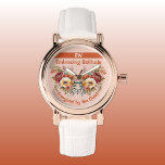 Name Introvertierte Einsamkeit Blumenorange hinzuf Armbanduhr<br><div class="desc">Mit dieser atemberaubenden Frauenuhr mit einem schicken, weißen Lederband verleihen Sie Ihrem Handgelenk eine elegante Touch. Ideal für diejenigen, die ruhige Momente lieben, (Introvertiert) diese Uhr ist mit zarten Blumenakzenten und dem Satz "Eingeweihte Einsamkeit, '' und ''Energized by the Quiet" geschmückt, oder passen sie mit Ihrem eigenen kurzen Mantra an....</div>