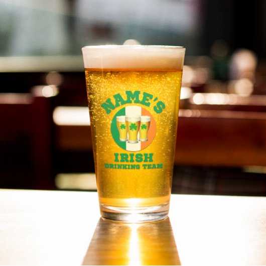 Name: Irish Drinking Team 3 Pint Glas