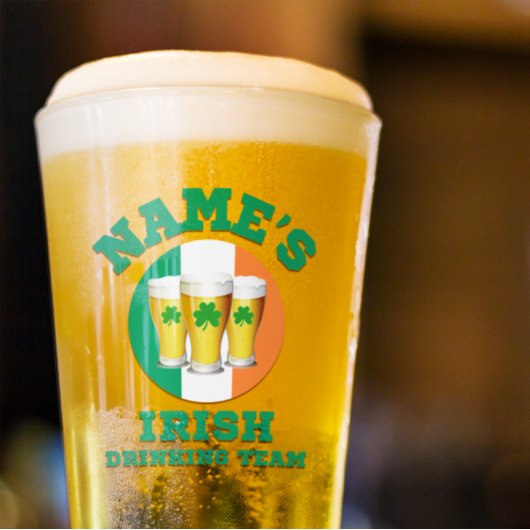 Name: Irish Drinking Team 3 Pint Glas