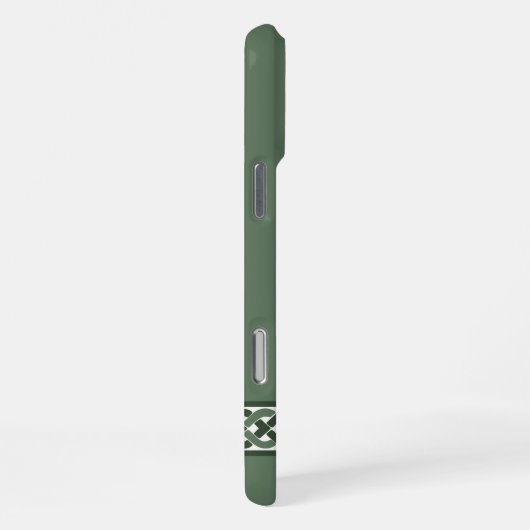 Name Irish Knot Border Decorative Bird iPhone Hülle (Rechte Seite)