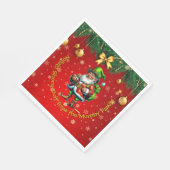 Name: Irish Nollaig Shona Duit Merry Christmas Serviette (Ecke)