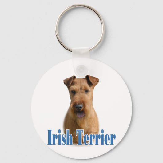 Name Irish Terrier Schlüsselanhänger (Vorderseite)
