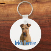 Name Irish Terrier Schlüsselanhänger (Vorderseite)