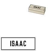 Name Isaac Gummistempel (Stempel)