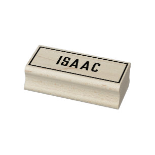 Name Isaac Gummistempel