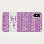 Name Isabelle I Monogramm: Doodle-Fall Case-Mate iPhone Hülle (Rückseite (Horizontal))