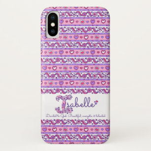 Name Isabelle I Monogramm: Doodle-Fall Case-Mate iPhone Hülle