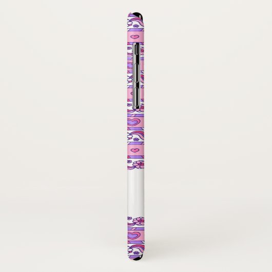 Name Isabelle I Monogramm: Doodle-Fall Case-Mate iPhone Hülle (Hinten/Links)